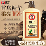 霸王何首乌洗发水首乌黑亮洗发露750ml（柔顺亮泽植物洗头水洗头膏)