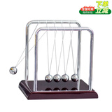 欧梵普（oufanpu）牛顿摆球撞球办公室书房桌面摆件装饰工艺品创意家居客厅摆件 大号-长17.8*宽14.8*高17CM