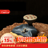 藏壶天下宜兴紫砂盖托茶宠纯手工摆件茶具配件青蛙莲子可养茶桌茶玩小摆件