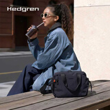海格林（hedgren）斜跨包手提包新款女包单肩包大容量夸特包休闲通勤包礼物 VuLcan Blue【火山蓝8.2L】
