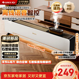 格力暖岁踢脚线取暖器央视展示石墨烯加湿家用电暖器浴室速热电暖气节能取暖器全屋升温 NJI-X7022BV-M