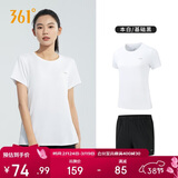 361°跑步运动套装女士夏季衣服新款休闲短袖短裤两件套662414001H-1