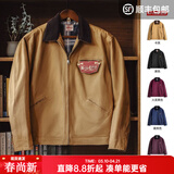 马登工装底特律猎装夹克男美式复古J001巴恩风翻领谷仓外套春季新款 卡其色 【美拉德穿搭/星际穿越同款/防风外套】 S