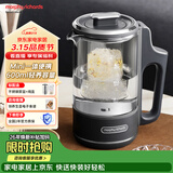 摩飞电器（Morphyrichards）养生壶便携煮茶器烧水壶养生杯小型办公室家用多功能煮茶壶一体热水壶0.6L MR6086 灰