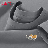 班尼路（Baleno）华夫格短袖t恤男夏季学生潮流男士五分袖衣服青少年重磅上衣半袖