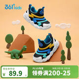 361°童鞋 儿童学步鞋春秋男女童软弹毛毛虫鞋运动宝宝鞋 黑25