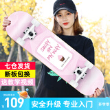 斯威（SWAY） 滑板四轮双翘板儿童滑板车成人专业男女青少年初学者刷街代步板 甜心CUP（专业动作款）