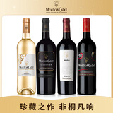 木桐嘉棣（MOUTON CADET）精选红 梅多克 普通红 普通白 750ml*4 四支组合装