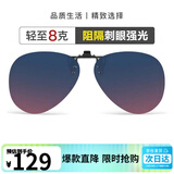 海伦凯勒墨镜夹片 男女款驾驶专用太阳镜夹片 情侣款眼镜夹片HP805C18