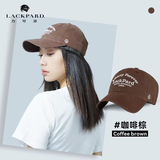 LACKPARD力可派软顶女神节户外棒球帽春夏帽子男女遮阳帽 咖啡棕 可调节