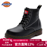 Dickies马丁靴男靴春季百搭靴子男高帮黑色皮靴英伦短靴厚底工装鞋子 黑色S28（男款） 43 【偏大一码，适合运动鞋44】
