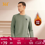 361°卫衣男装秋冬季长袖运动服休闲圆领宽松加绒上衣服652344801D-2