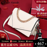 CALWAN KEODH包包女包2025新款链条包斜挎单肩轻奢送生日情人节礼物女朋友 米白色【定制折叠礼盒装】高端品牌实用走心女生闺蜜