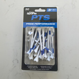 POLO GOLF 美国Pride高尔夫球tee美巡赛选手常用款球钉轮行塑料TEE 83mm-30支（白蓝长TEE）