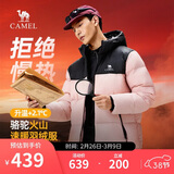 骆驼火山羽绒服1.0男士鸭绒加厚防寒面包服潮款冬季外套M13CR07089H