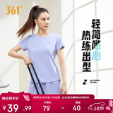 361°短袖女潮流t恤女士春夏季新款速干衣运动跑步瑜伽服662424126H-3