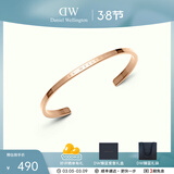 丹尼尔惠灵顿（DanielWellington）【三八节女神礼物】dw手镯男女 经典开口情侣手镯时尚饰品 【热卖圈口】玫瑰金小号 DW00400003