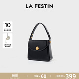 拉菲斯汀（La Festin）包包女2026新款方糖包腋下红色结婚新娘手提小方包生日礼物送女生 骑士黑