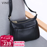 viney包包女包牛皮斜挎包妈妈中老年洋气单肩包生日女神节38妇女节礼物