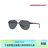 PRADALINEA ROSSA普拉达眼镜偏光开车男太阳镜墨镜0PS 54TS 【深灰色】【58】