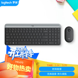 罗技（Logitech）时尚系列 MK470 键鼠套装 无线键鼠套装 超薄 全尺寸 星空灰 带无线2.4G接收器
