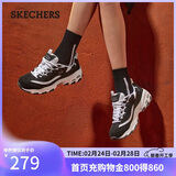 斯凯奇（Skechers）新年礼物女鞋冬季厚底老爹鞋百搭软底舒适外穿运动鞋11959