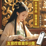 车载五音疗愈养生无损轻音乐U盘古典音药古琴琵琶笛子tf卡cd碟片 【u盘】1000首音乐+视频+歌单（推荐）