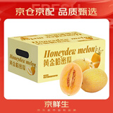 京鲜生 海南黄金哈密瓜 3-4粒  净重12斤 单果3斤起 生鲜水果礼盒