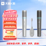 天籁K歌MM-12适用于问界智界享界星越L雷鸟TCL海尔连接电视音乐K歌无线麦克风卡拉OK唱歌话筒家用娱乐 2025年新品 多场景蓝牙麦克风（银灰） MM-12旗舰款