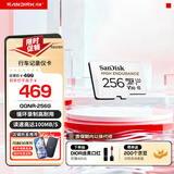 闪迪存储卡内存卡tf小卡行车记录仪micro sd车载监控摄像头 反复擦写 256G-行车记录仪&安防监控专用
