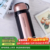 乐扣乐扣（LOCK&LOCK）保温壶304不锈钢保温保冷水壶户外露营旅行壶1.5L金色