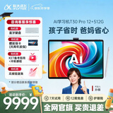 科大讯飞人工智能旗舰学习机T30 Pro 14.7英寸超大护眼屏 中高考同源技术 星火+DeepSeek双AI模型12+512G 