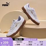 彪马（PUMA）经典复古透气小白鞋男女简约百搭休闲板鞋CARACAL 369863 白-金色-06 35.5 【尺码偏小】