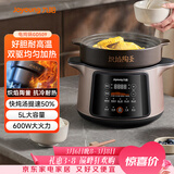 九阳（Joyoung）电炖锅 电炖盅 煲汤锅炖汤锅 煮粥锅多功能锅婴儿熬粥专用 电煮锅 5L炽陶GD509