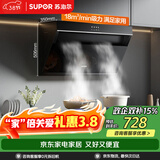 苏泊尔（SUPOR）抽吸排油烟机家用18m³风量侧吸式小户型近吸直排易清洁高效拢烟以旧换新 DJ13