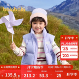 巴拉巴拉童装儿童羽绒马甲2025新款冬装男女童亲子装保暖外套羽绒服简约潮