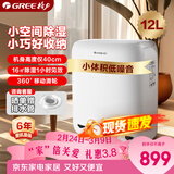 格力（GREE）【低噪小体积】除湿机抽湿机家用12升/天单间面积≤24㎡梅雨季回南天抽湿器24H定时DH12EN
