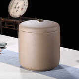 紫来顺 宜兴原矿紫砂茶叶罐 大号 七子饼 密封储存普洱茶罐茶缸竹节桶