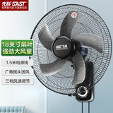 先科(SAST)风扇/壁扇/18英寸五叶/壁扇/电风扇/交流定频/餐厅宿舍商用大风量风扇FB-309