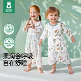 欧孕（OUYUN）儿童睡裙夏季睡袋连体衣新款宝宝连体睡衣 旅行小熊（长袖） 100