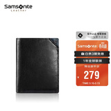 新秀丽（Samsonite）男士短款钱包牛皮卡包驾驶证件收纳包男士生日礼物TK6