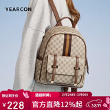 意尔康户外双肩包大容量背包开学书包复古旅行包女双肩包38女神节礼物