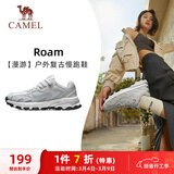 骆驼（CAMEL）漫游复古慢跑鞋女户外运动鞋子 K23S09L7014-1 奶白/椰灰40