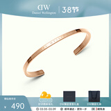 丹尼尔惠灵顿（DanielWellington）【三八节女神礼物】dw手镯男女 经典开口情侣手镯时尚饰品 玫瑰金大号 DW00400001