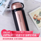 乐扣乐扣（LOCK&LOCK）保温壶304不锈钢保温保冷水壶户外露营旅行壶1.5L金色