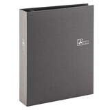 NCL仲林插袋式布艺相册160张6寸/80张7寸混装 小容量影集/家庭相薄照片书 灰色 NBPK-KG160-GY