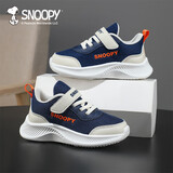SNOOPY史努比童鞋儿童运动鞋男女童小白鞋秋季软底休闲跑鞋2891深蓝米30