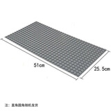 费乐（FEELO）积木墙大颗粒儿童墙上积木画板宝宝涂鸦写字拼装墙面玩具二合一 大颗粒积木底板灰【52*26cm】