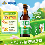 五星原浆啤酒【双合盛出品】双菌双罐发酵500ml*12瓶 整箱装踏春送礼