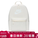耐克NIKE男女双肩包 书包  HERITAGE  休闲包DC4244-104白 均码